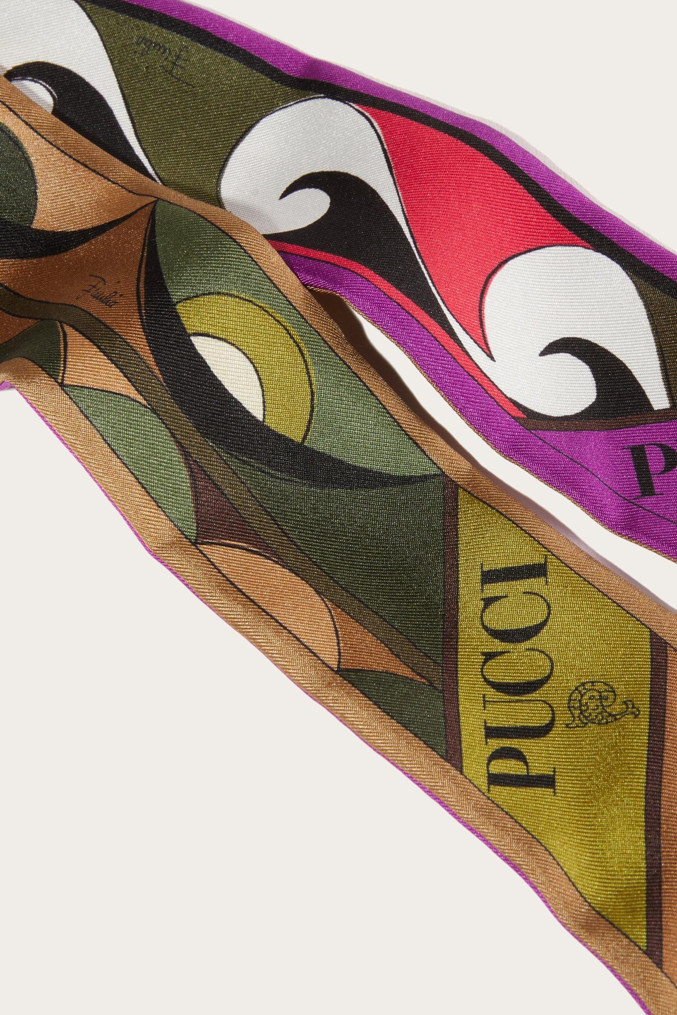 PUCCI Silks | Women Rombi-Print Silk-Twill Scarf