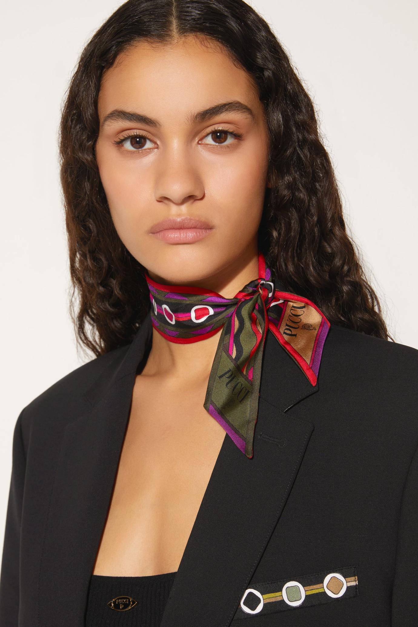 PUCCI Silks | Women Vivara And Bersaglio-Print Silk-Twill Scarf