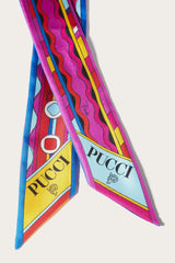 PUCCI Silks | Women Vivara And Bersaglio-Print Silk-Twill Scarf