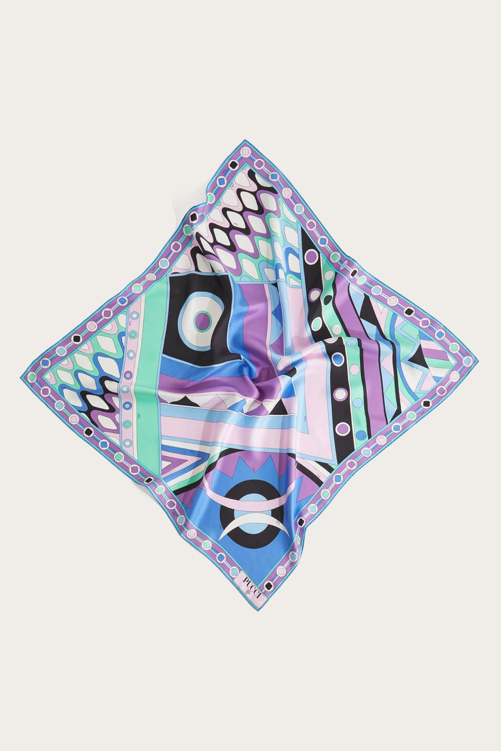 PUCCI Silks | Women Vivara-Print Large Silk-Twill Carré