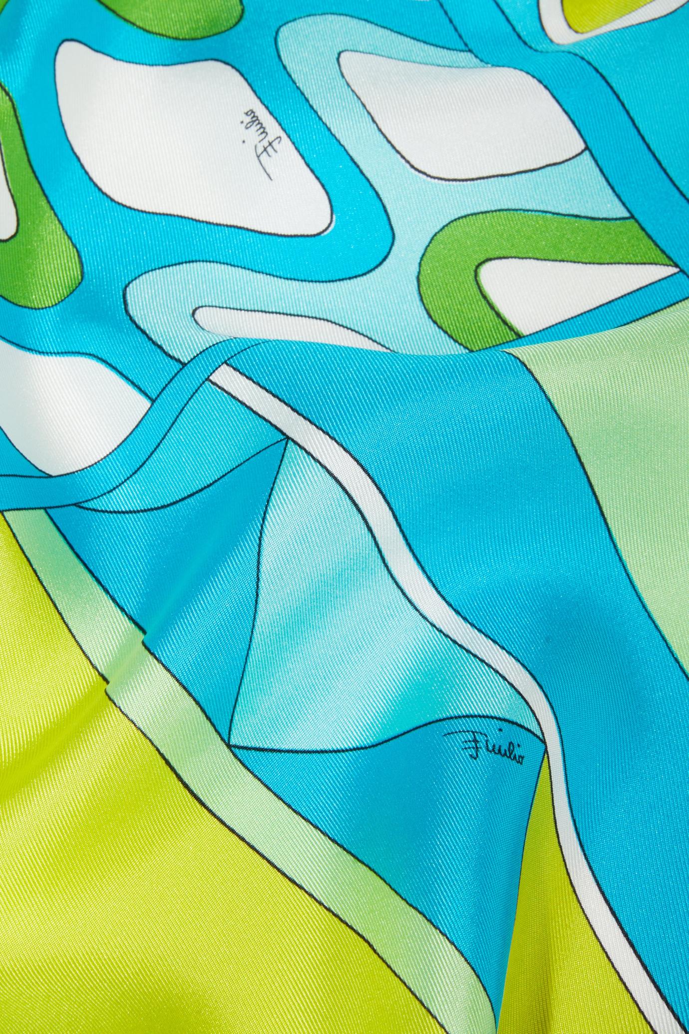 PUCCI Silks | Women Vivara-Print Large Silk-Twill Carré