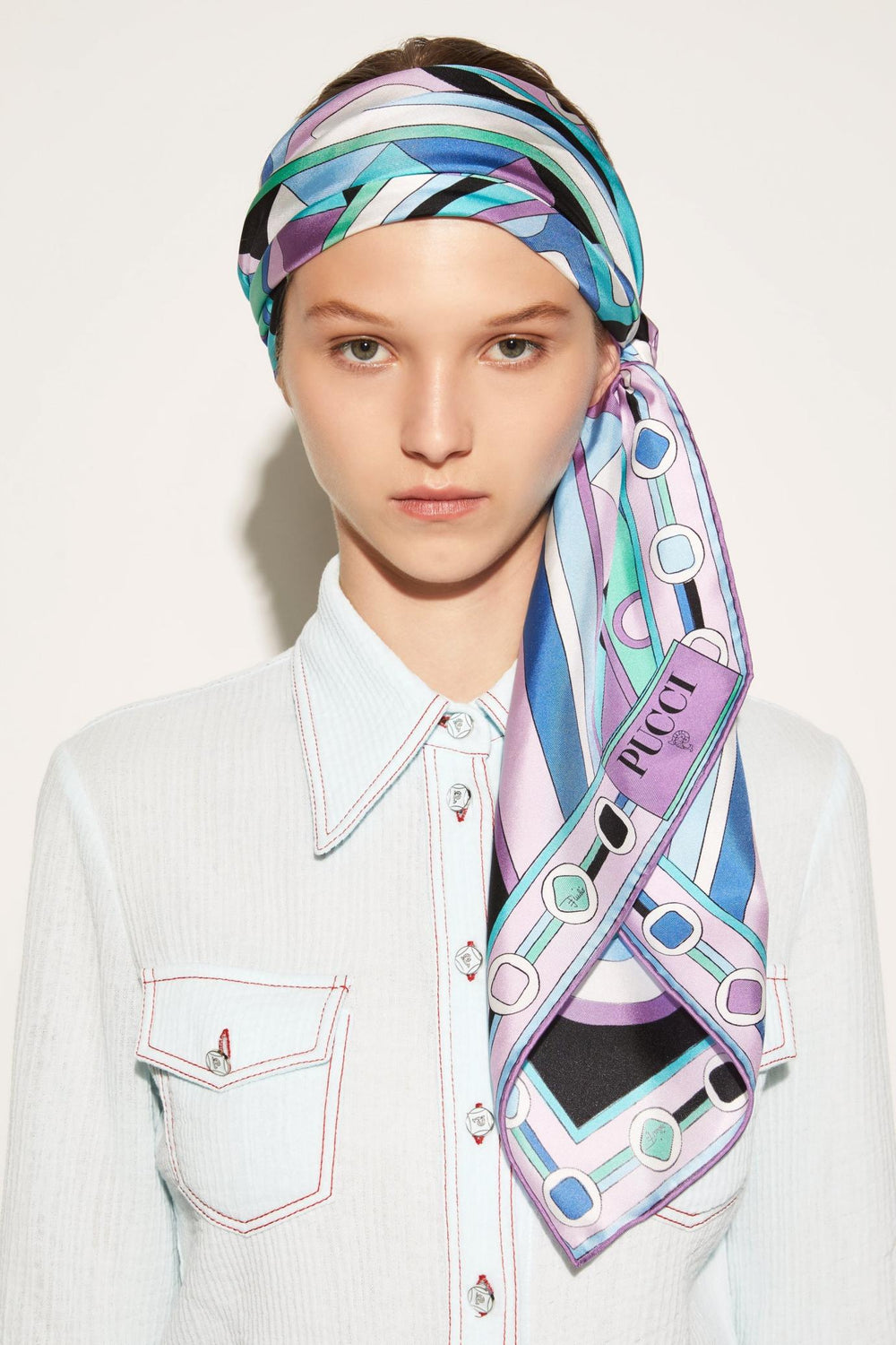 PUCCI Silks | Women Vivara-Print Silk-Twill Scarf