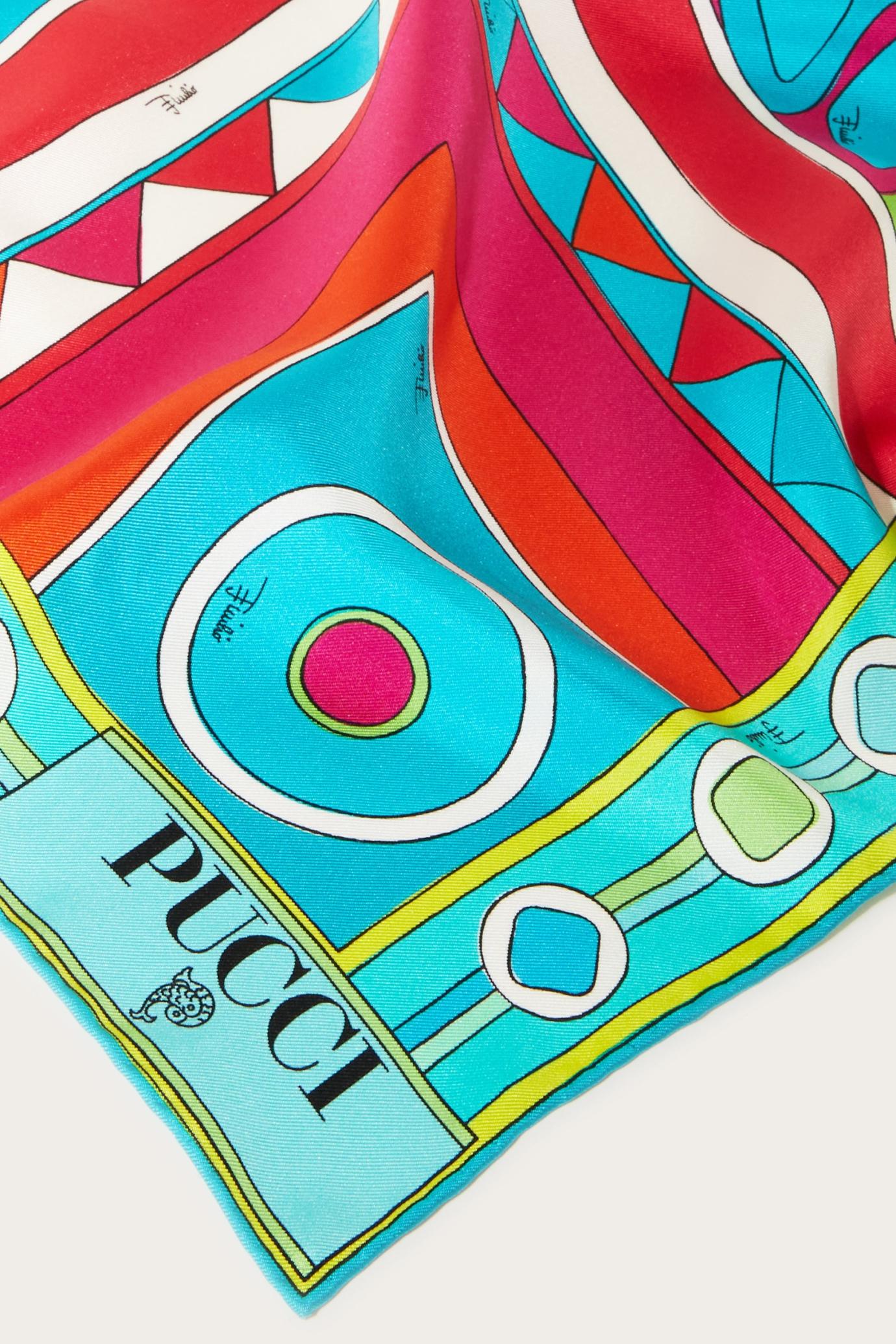 PUCCI Silks | Women Vivara-Print Silk-Twill Scarf