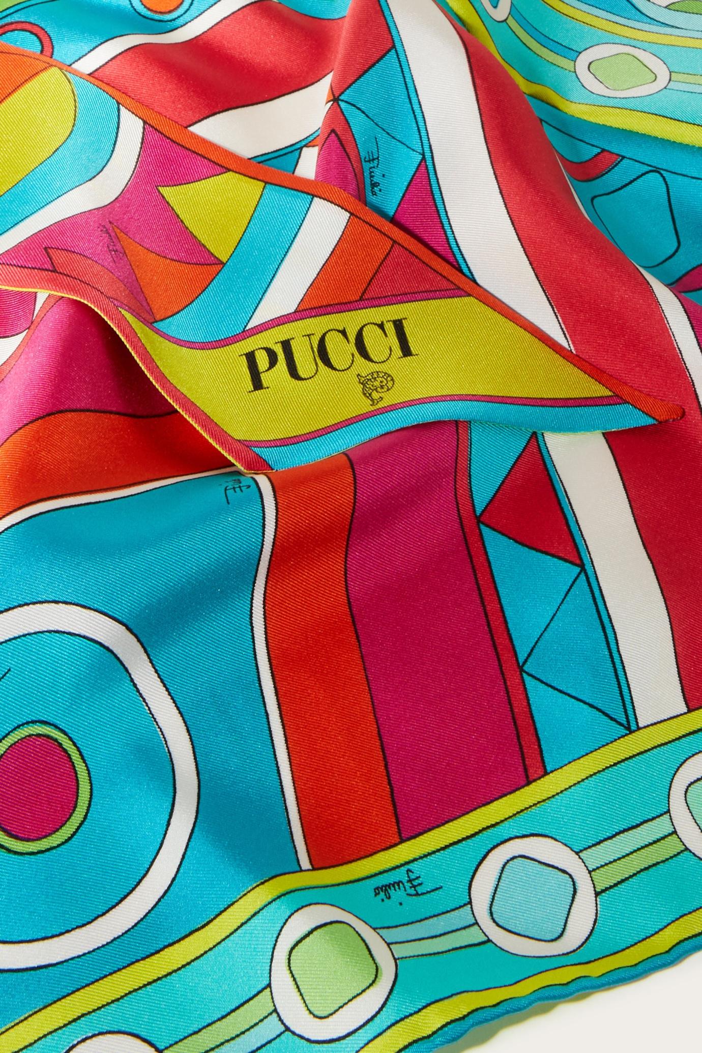 PUCCI Silks | Women Vivara-Print Silk-Twill Scarf