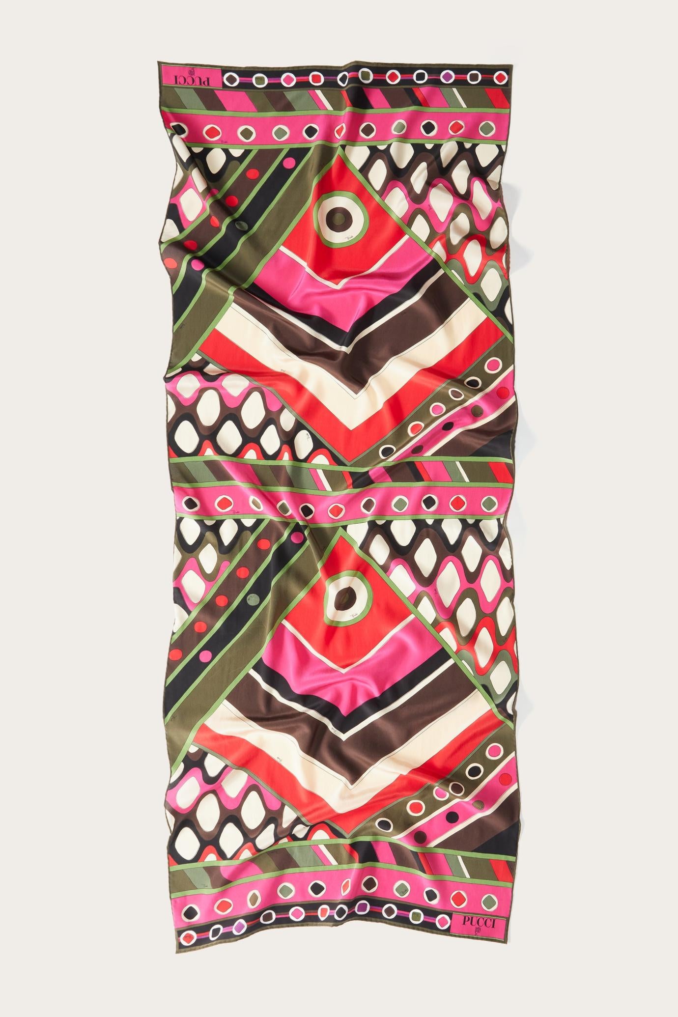 PUCCI Silks | Women Vivara-Print Silk-Twill Stole