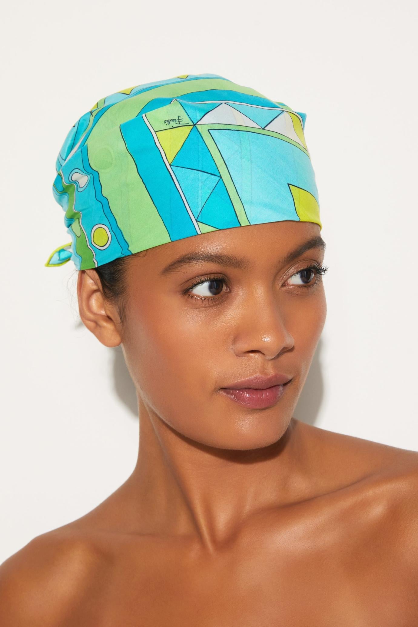 PUCCI Silks | Women Vivara-Print Small Cotton Scarf