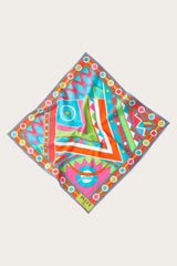PUCCI Silks | Women Vivara-Print Small Cotton Scarf