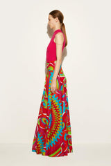 PUCCI Skirts | Women Bersaglio-Print Cotton Long Skirt