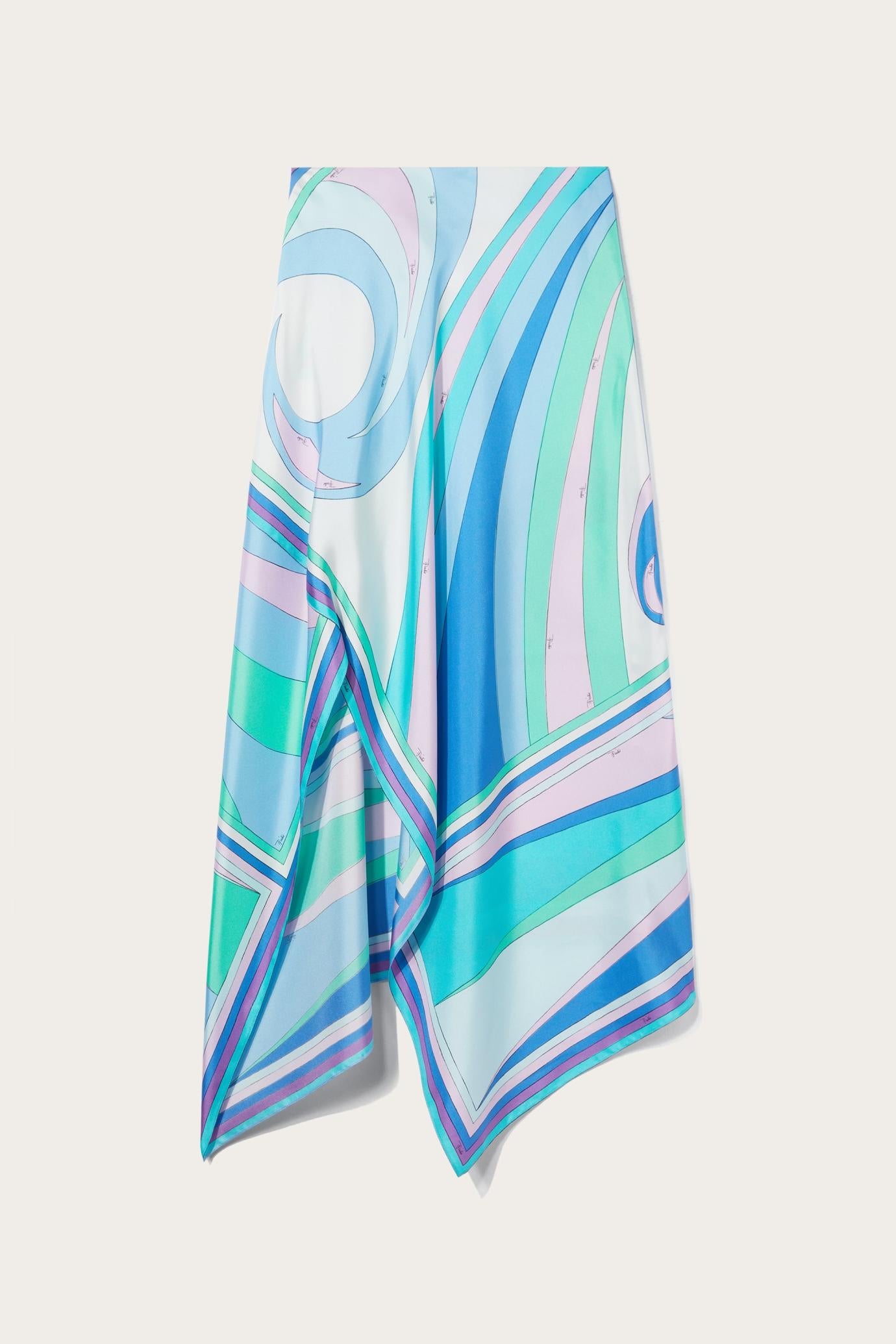 PUCCI Skirts | Women Cigni-Print Silk-Twill Skirt