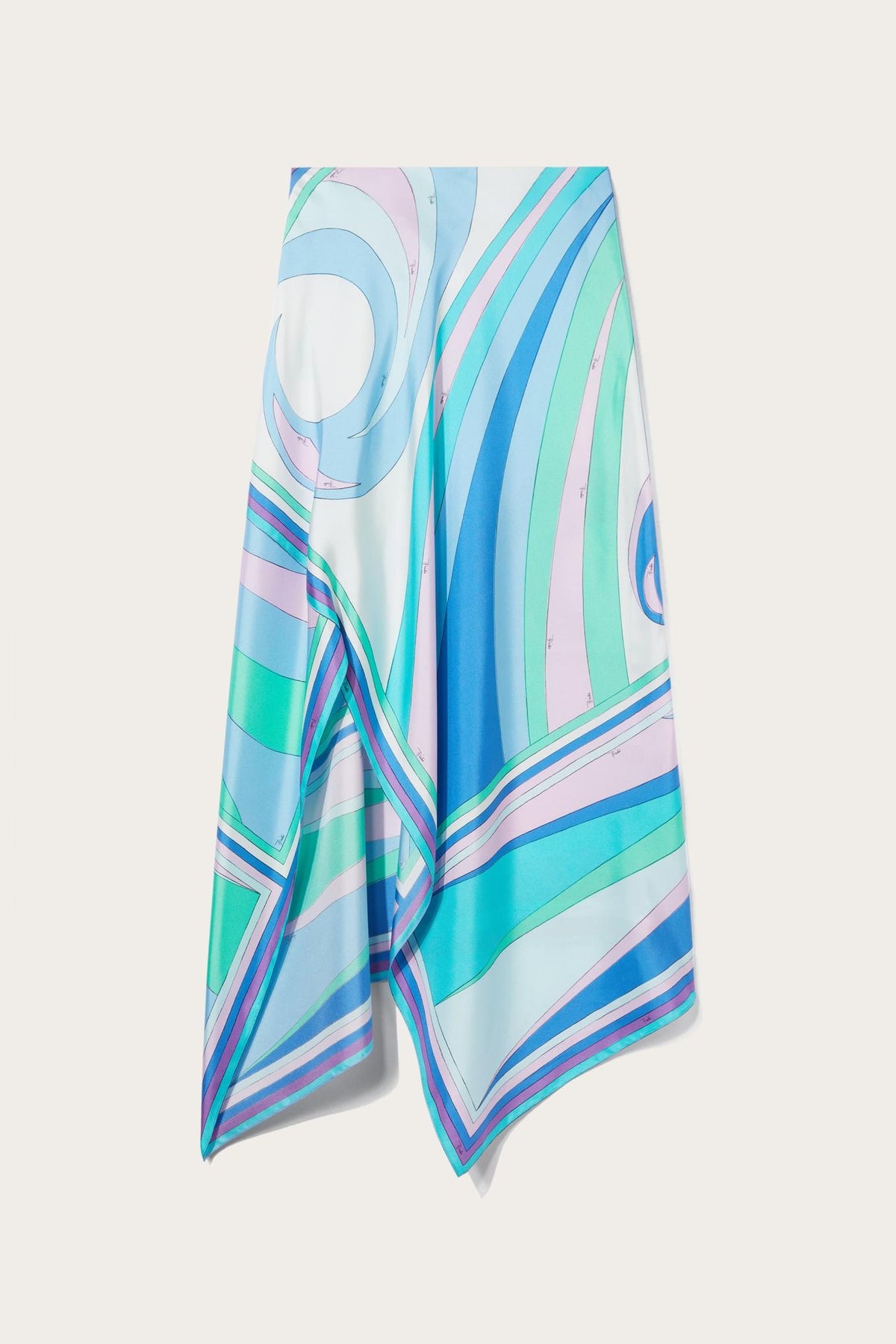 PUCCI Skirts | Women Cigni-Print Silk-Twill Skirt
