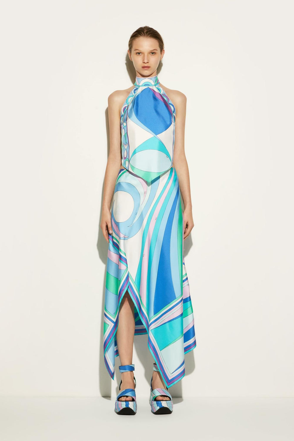 PUCCI Skirts | Women Cigni-Print Silk-Twill Skirt