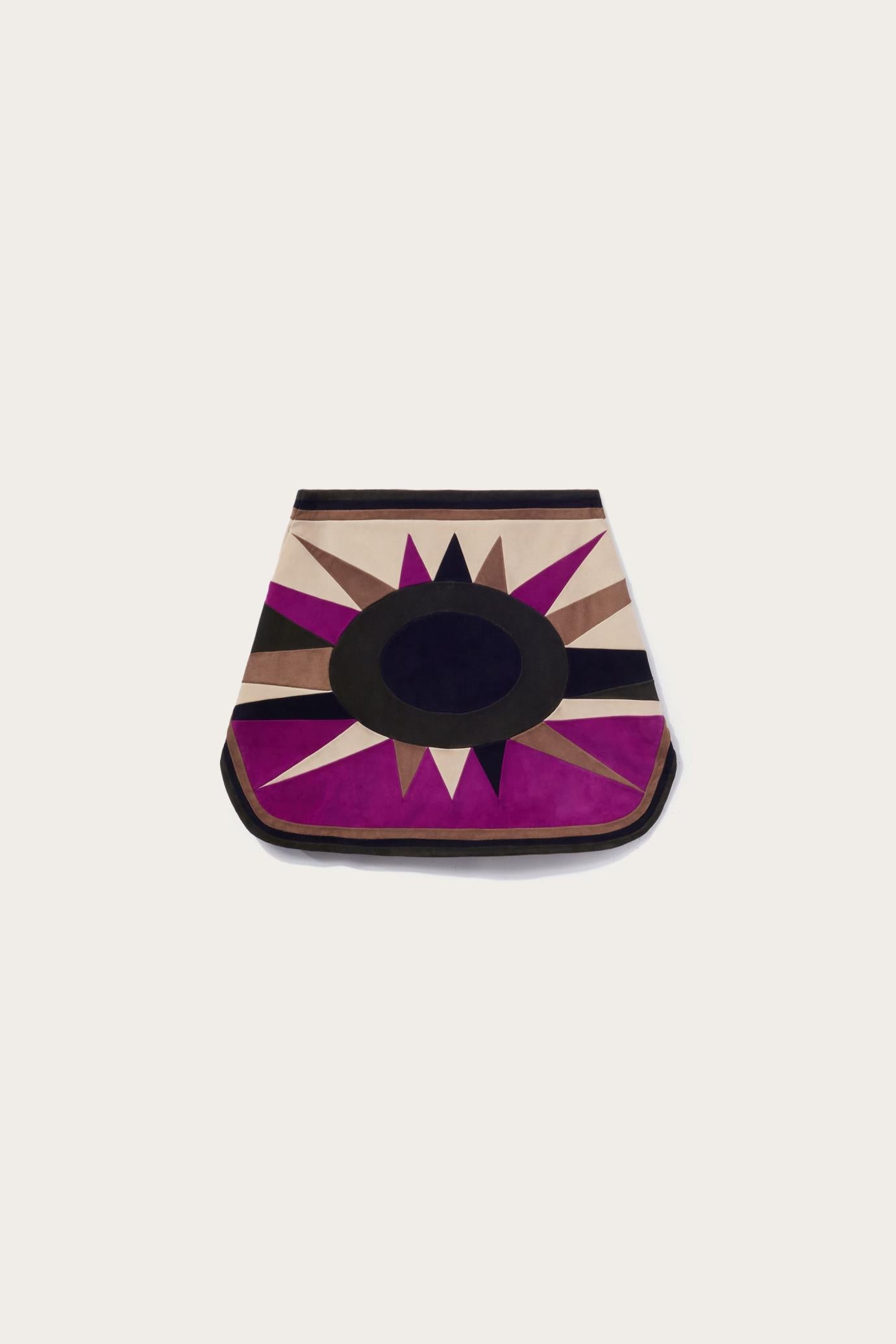 PUCCI Skirts | Women Cigni Suede Mini Skirt