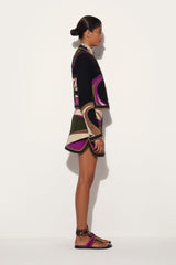 PUCCI Skirts | Women Cigni Suede Mini Skirt