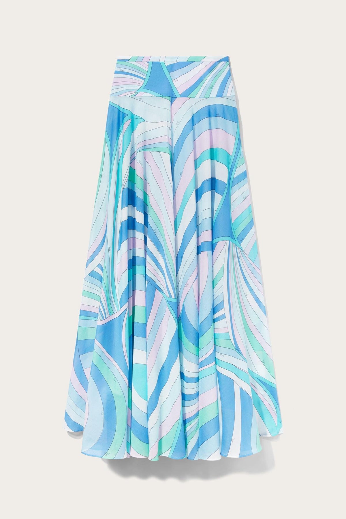 PUCCI Skirts | Women Iride-Print Cotton Long Skirt