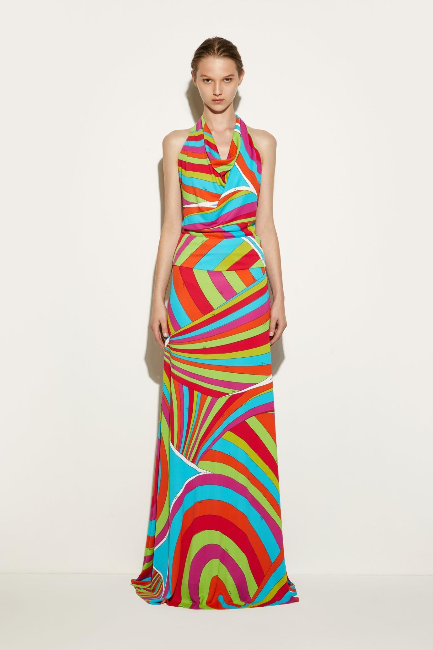 PUCCI Skirts | Women Iride-Print Long Skirt