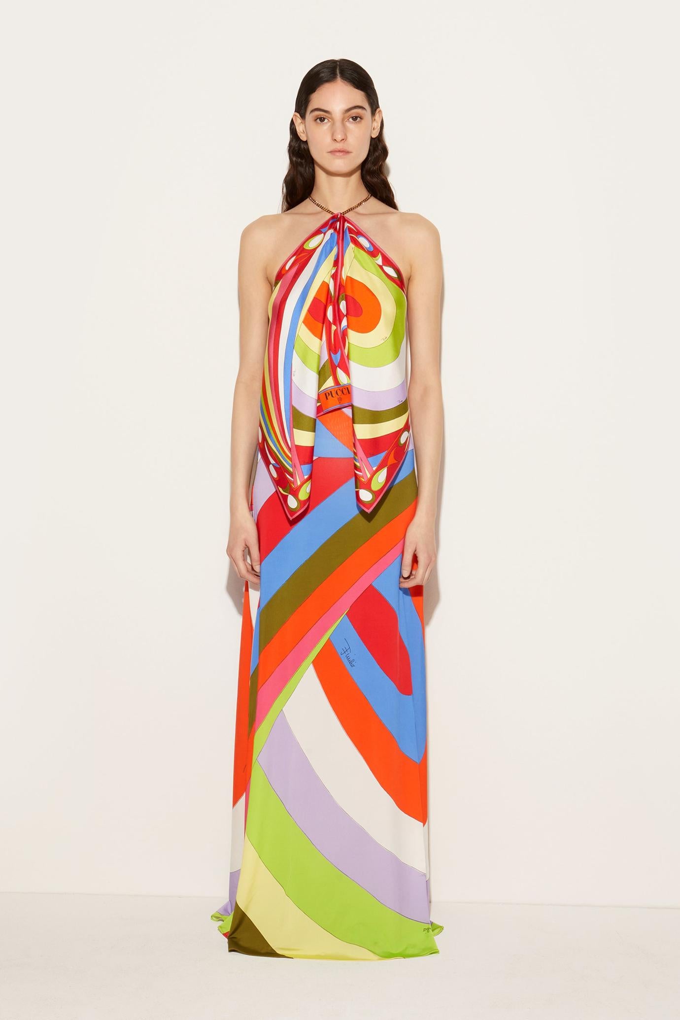 PUCCI Skirts | Women Iride-Print Long Skirt