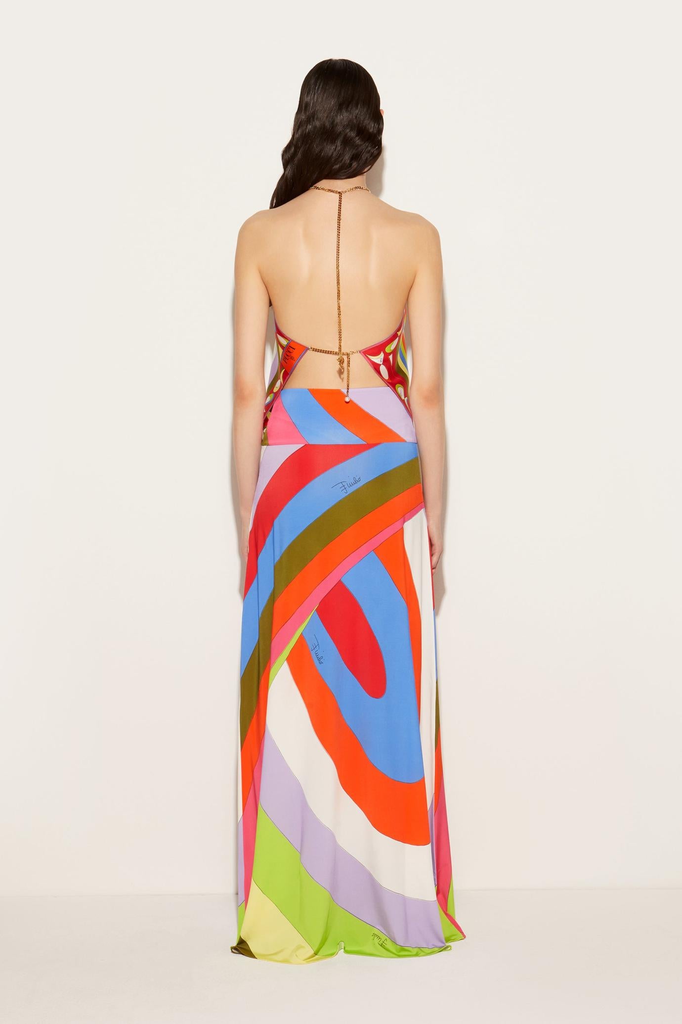 PUCCI Skirts | Women Iride-Print Long Skirt