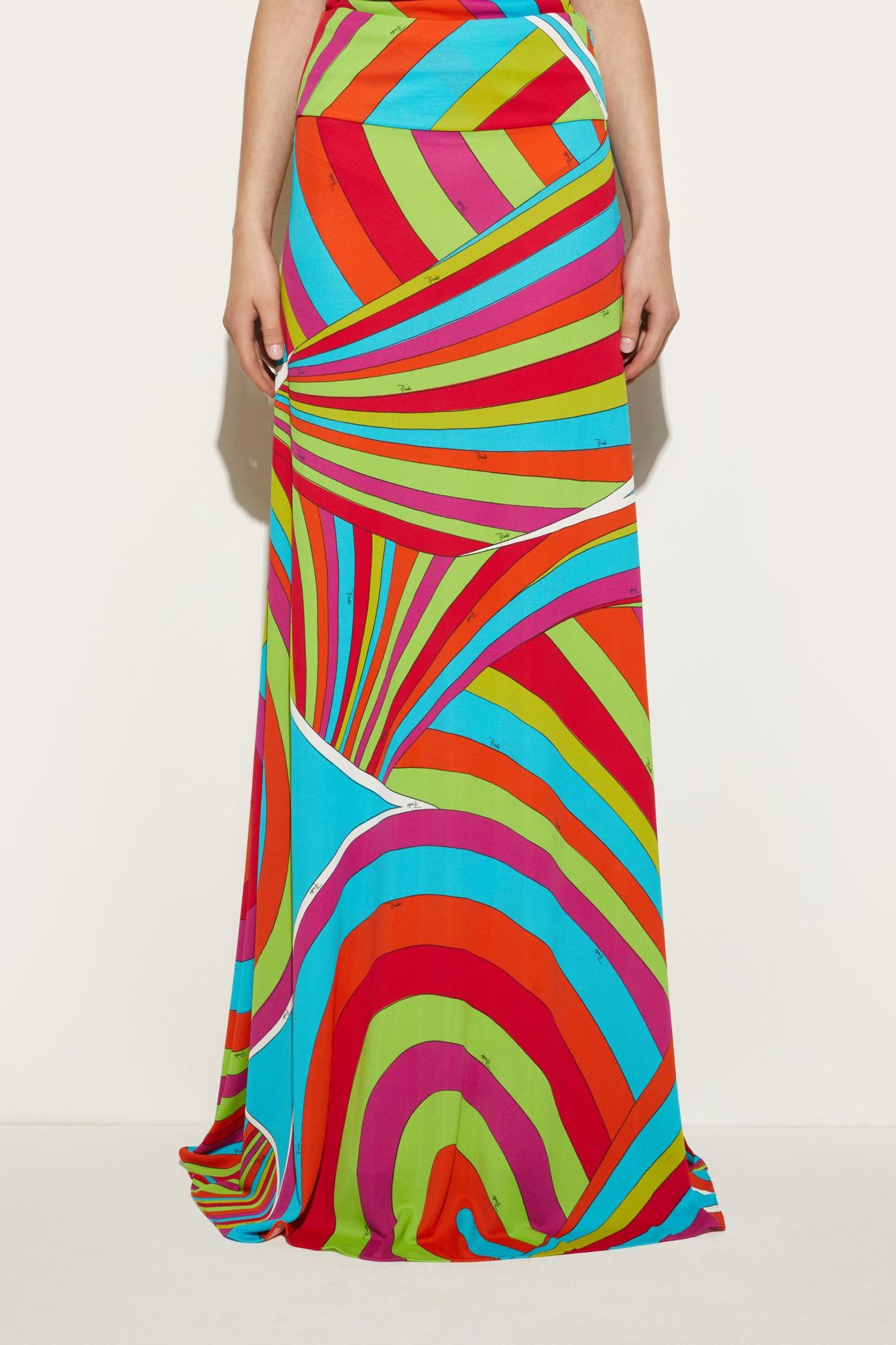 PUCCI Skirts | Women Iride-Print Long Skirt