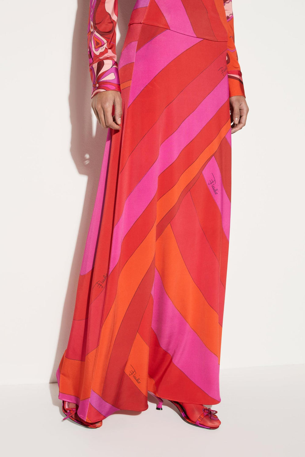 PUCCI Skirts | Women Iride-Print Long Skirt