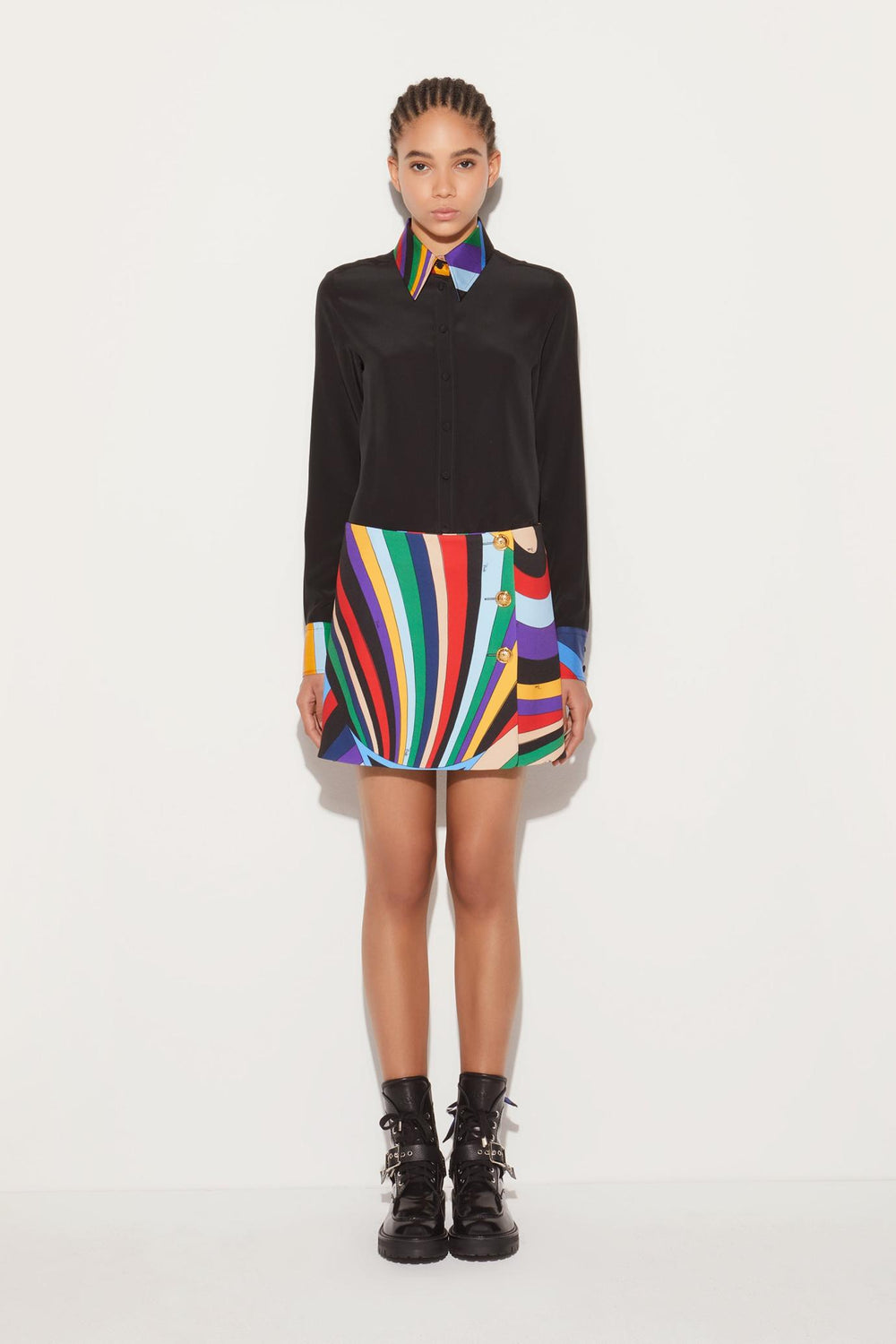 PUCCI Skirts | Women Iride-Print Mini Skirt
