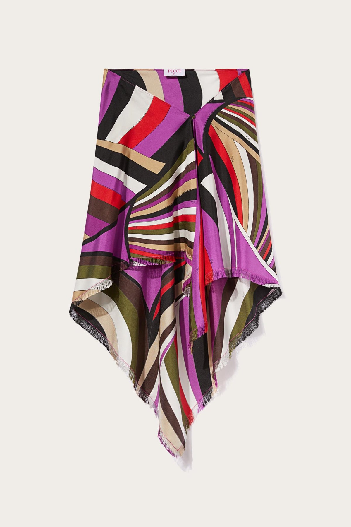 PUCCI Skirts | Women Iride-Print Silk-Twill Skirt
