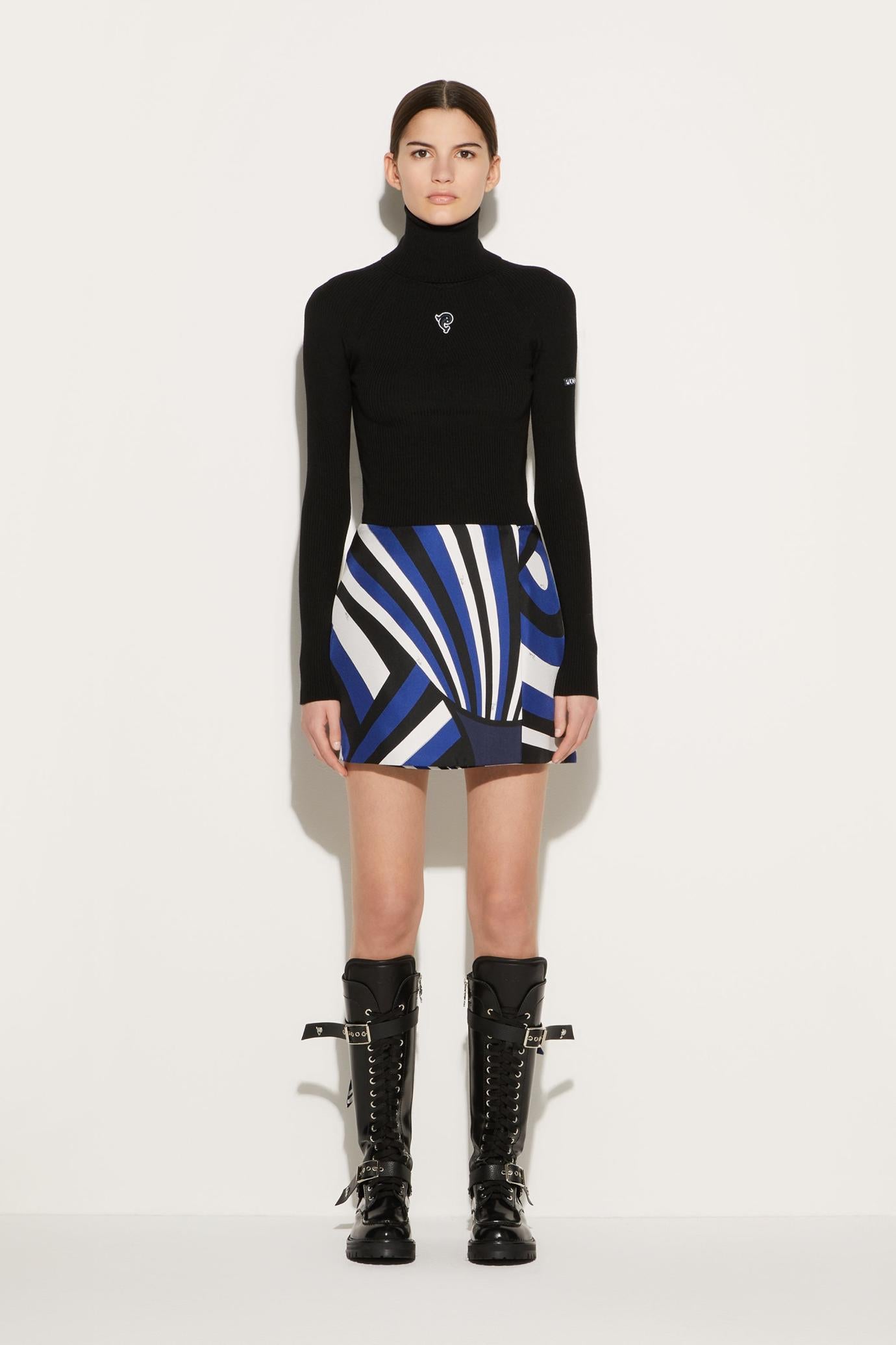 PUCCI Skirts | Women Iride-Print Silk-Twill Skirt