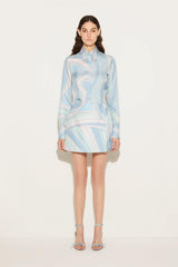 PUCCI Skirts | Women Iride-Print Silk-Twill Skirt