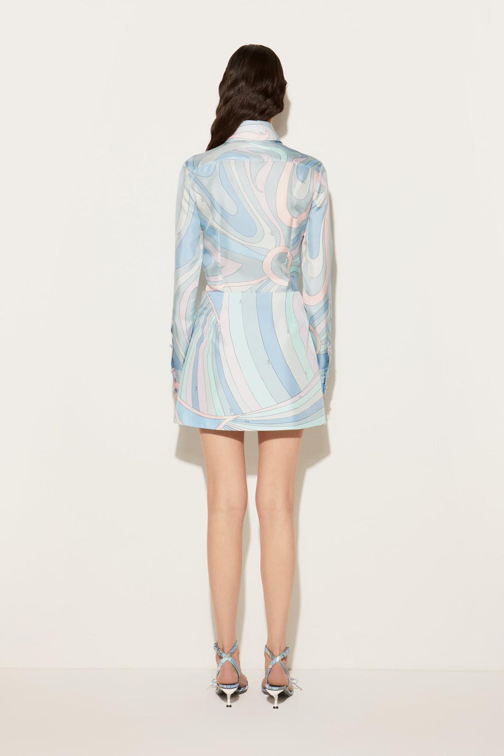 PUCCI Skirts | Women Iride-Print Silk-Twill Skirt