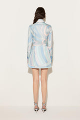 PUCCI Skirts | Women Iride-Print Silk-Twill Skirt