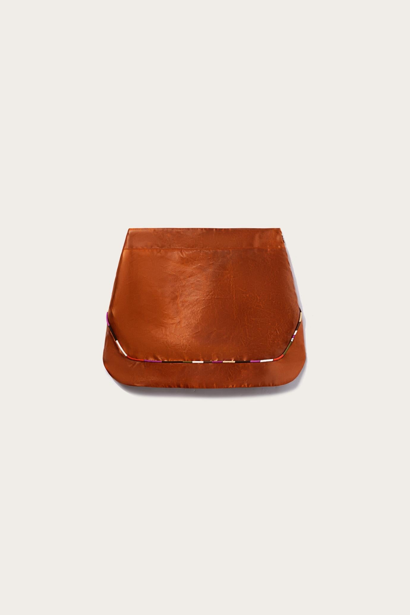 PUCCI Skirts | Women Leather-Effect Mini Skirt