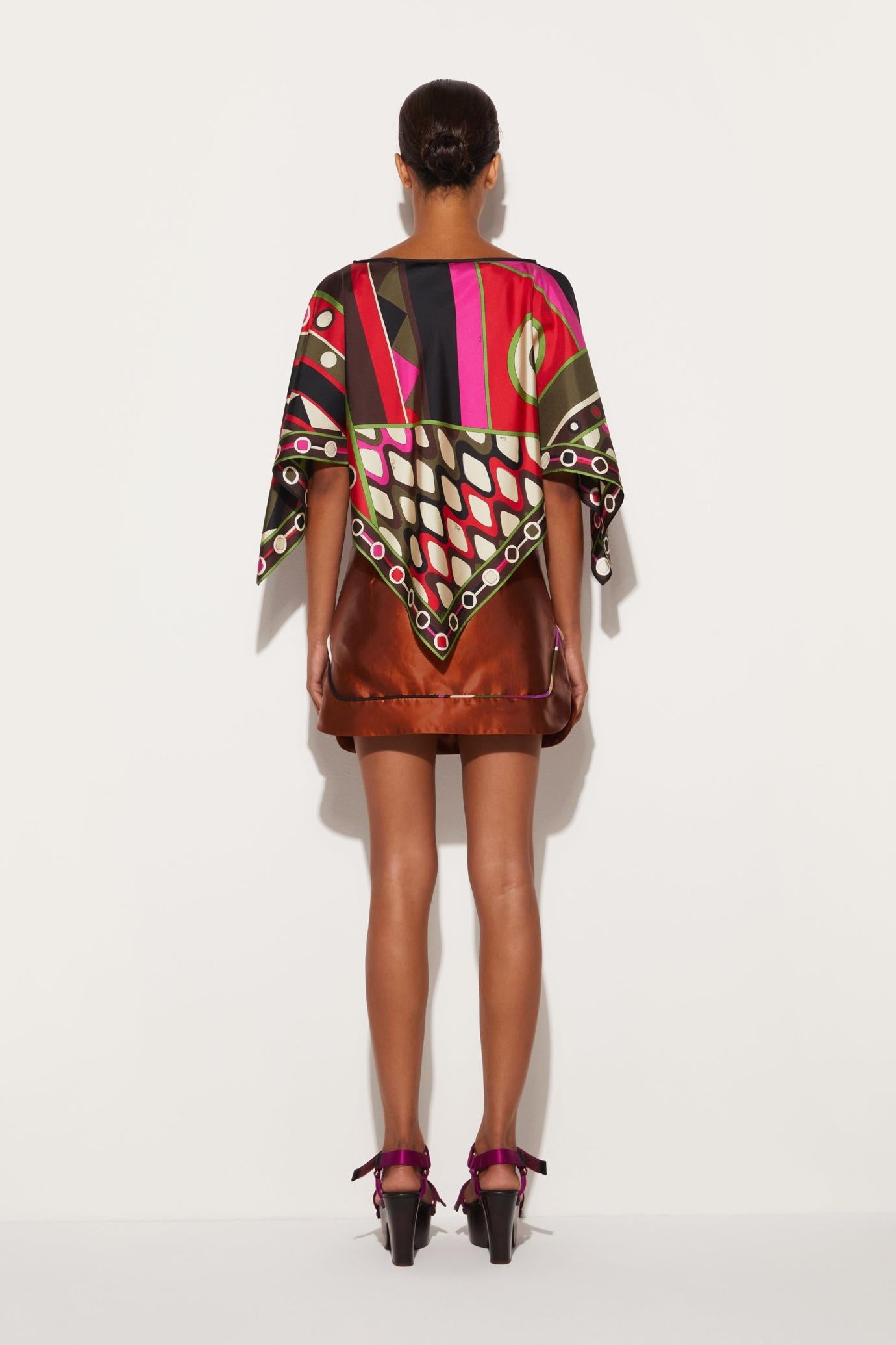 PUCCI Skirts | Women Leather-Effect Mini Skirt