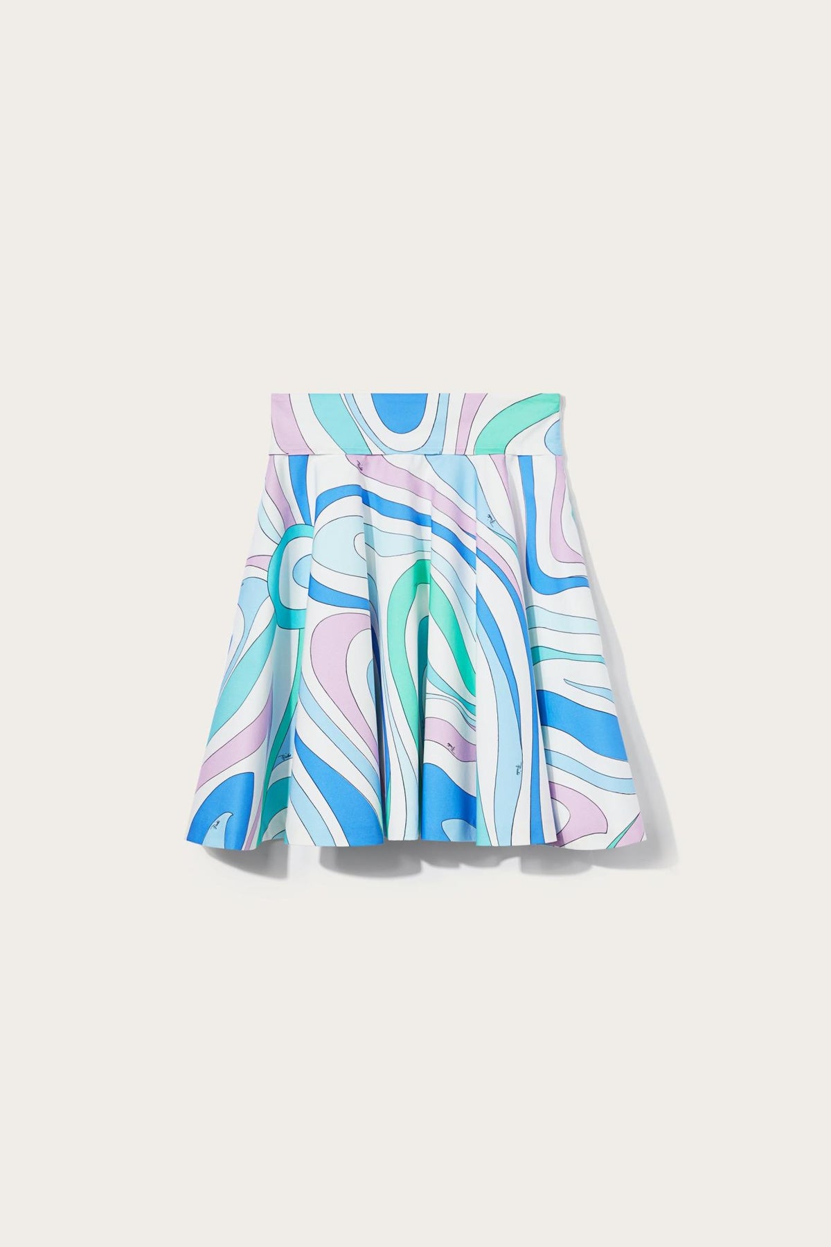 PUCCI Skirts | Women Marmo-Print Cotton Mini Skirt