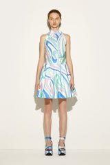 PUCCI Skirts | Women Marmo-Print Cotton Mini Skirt