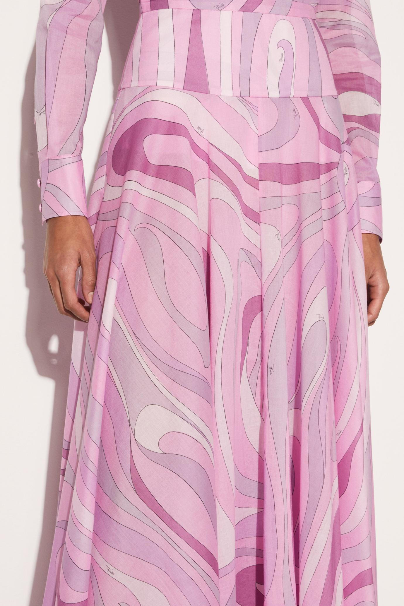 PUCCI Skirts | Women Marmo-Print Cotton Skirt