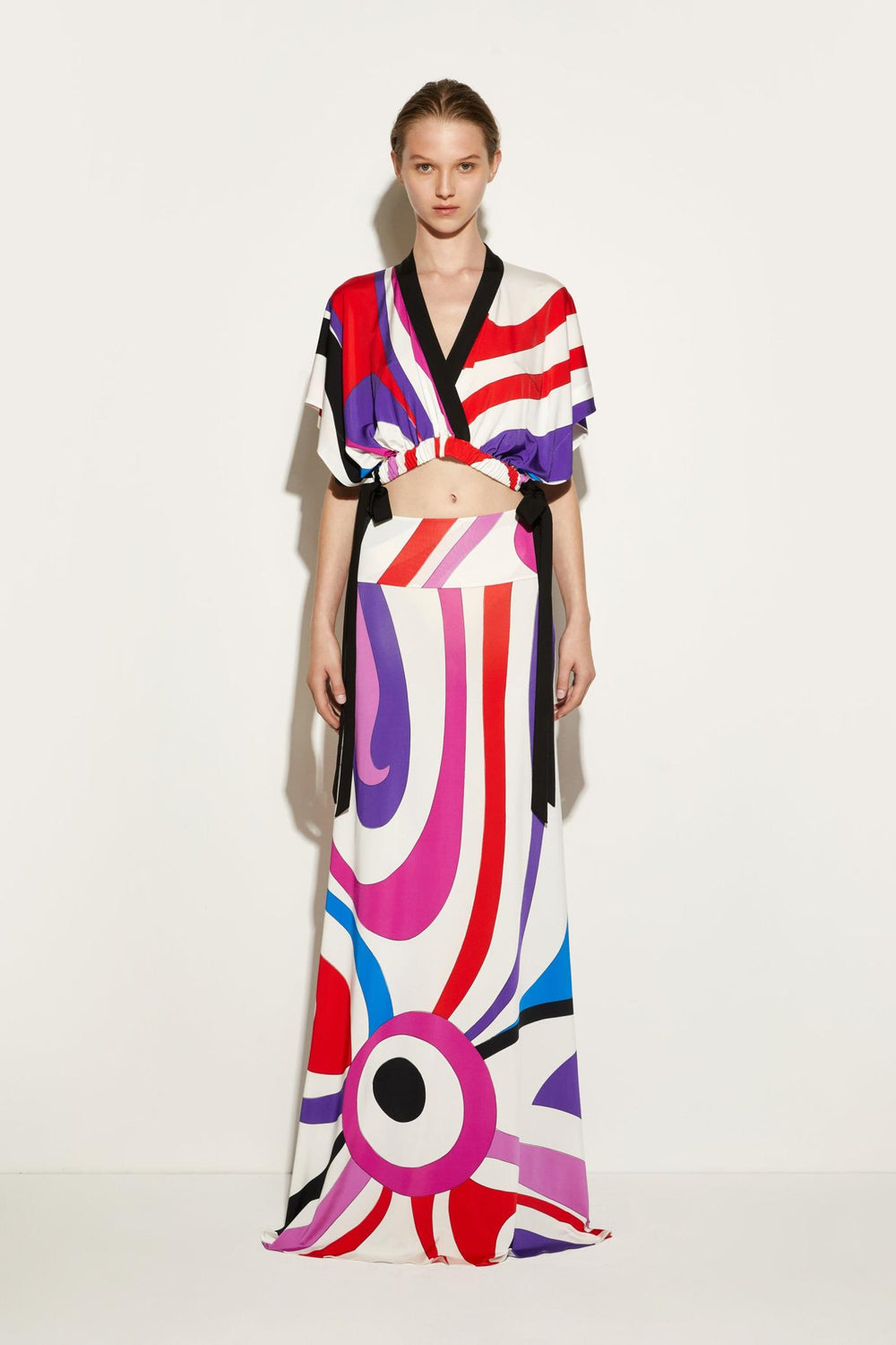 PUCCI Skirts | Women Marmo-Print Long Skirt