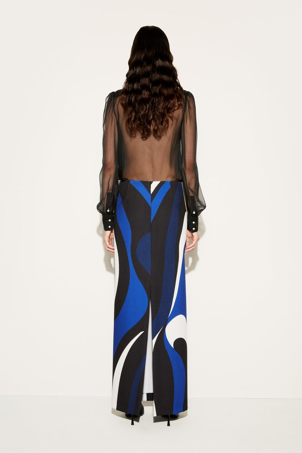 PUCCI Skirts | Women Marmo-Print Long Skirt