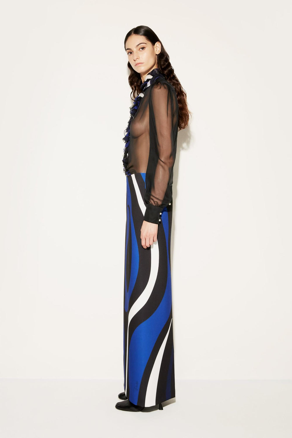 PUCCI Skirts | Women Marmo-Print Long Skirt