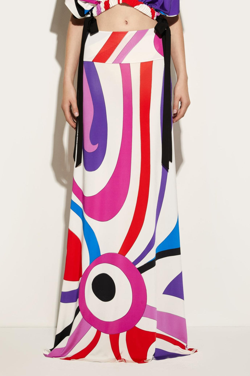 PUCCI Skirts | Women Marmo-Print Long Skirt