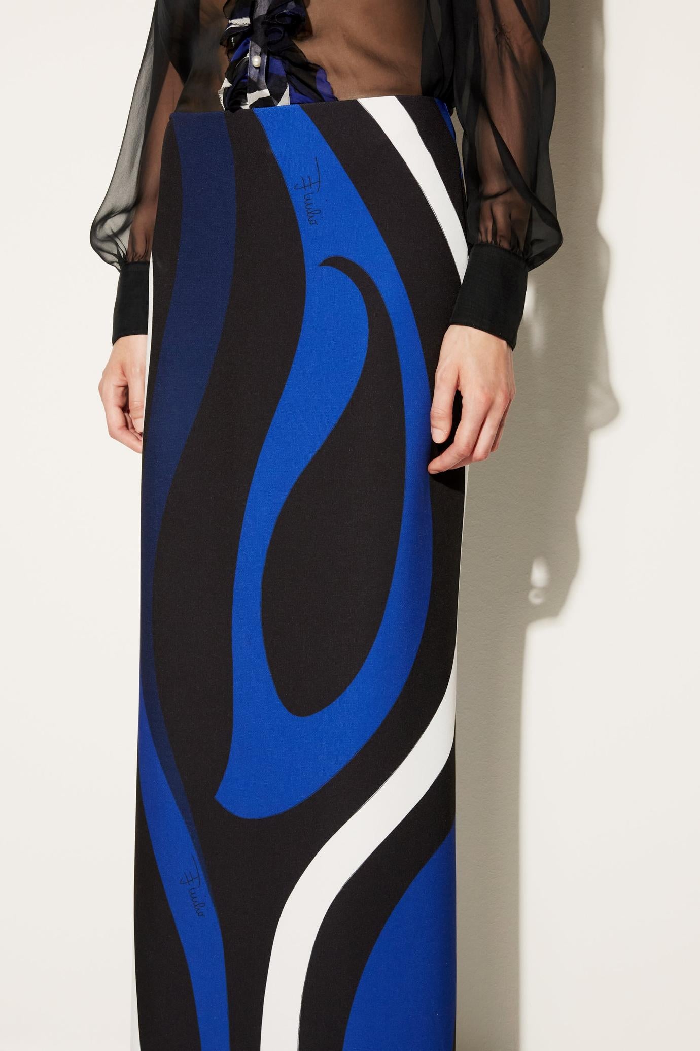 PUCCI Skirts | Women Marmo-Print Long Skirt