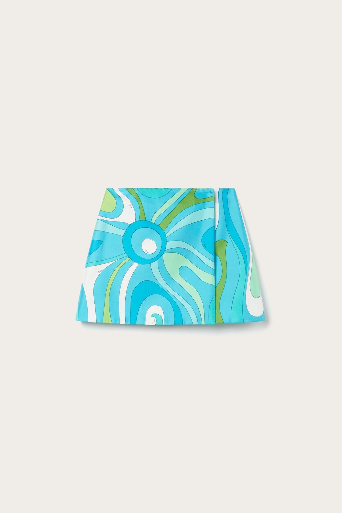 PUCCI Skirts | Women Marmo-Print Silk-Twill Mini Skirt
