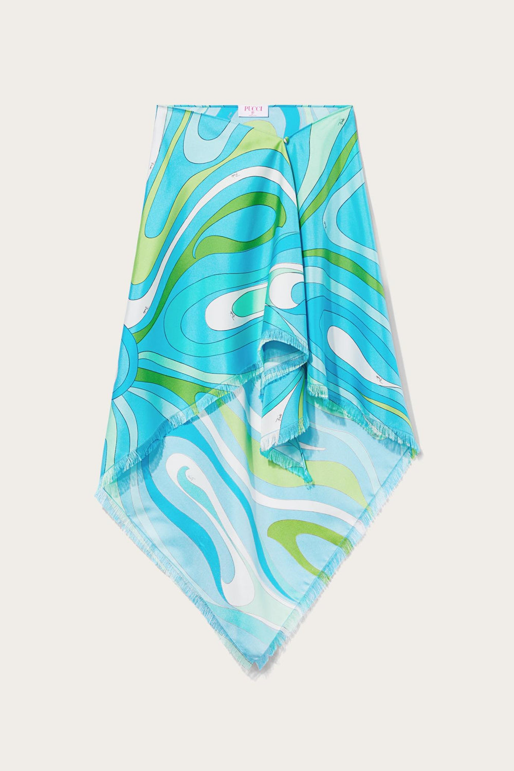 PUCCI Skirts | Women Marmo-Print Silk-Twill Skirt