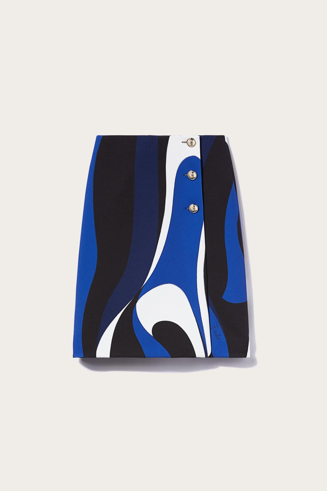 PUCCI Skirts | Women Marmo-Print Wrap Skirt