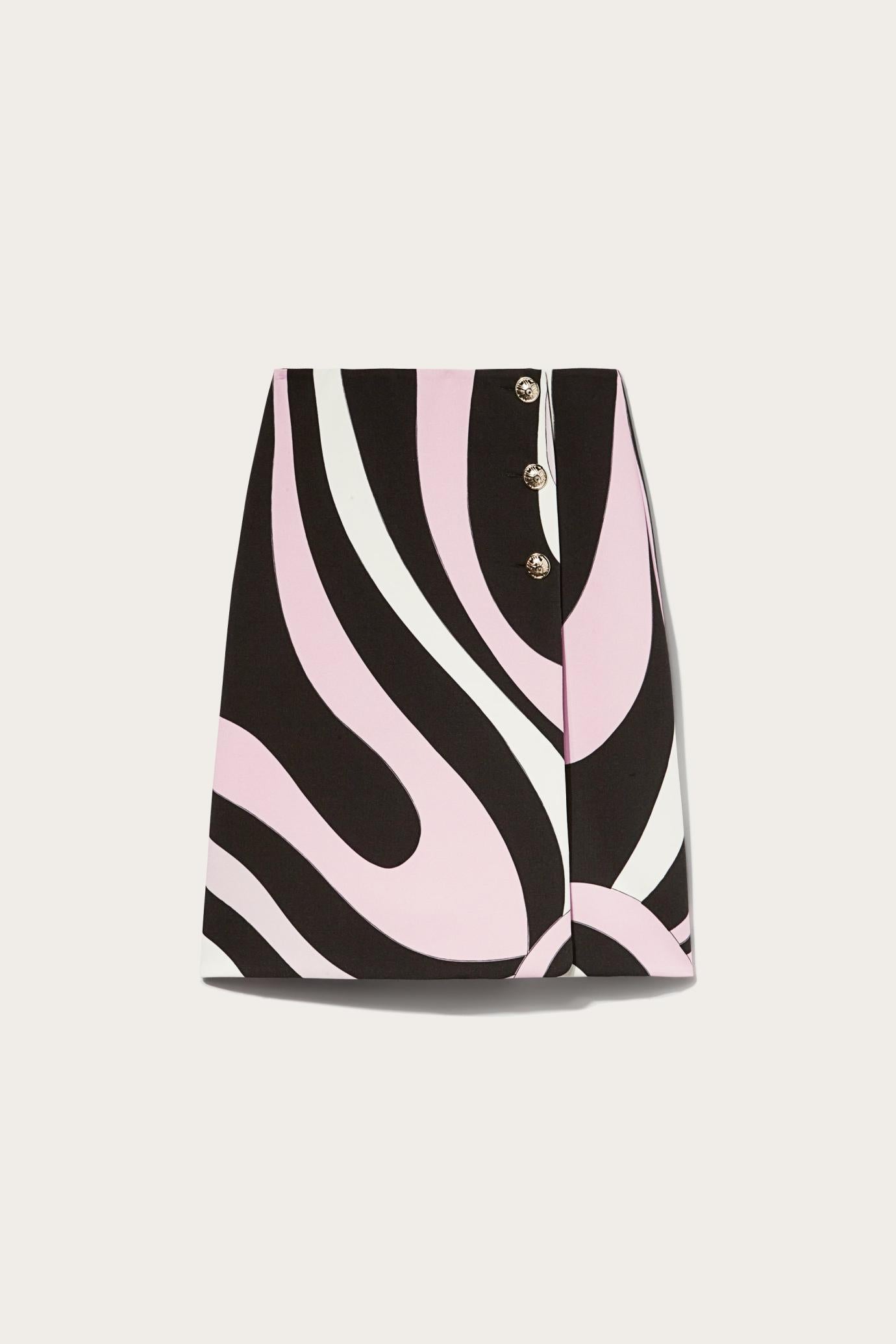 PUCCI Skirts | Women Marmo-Print Wrap Skirt