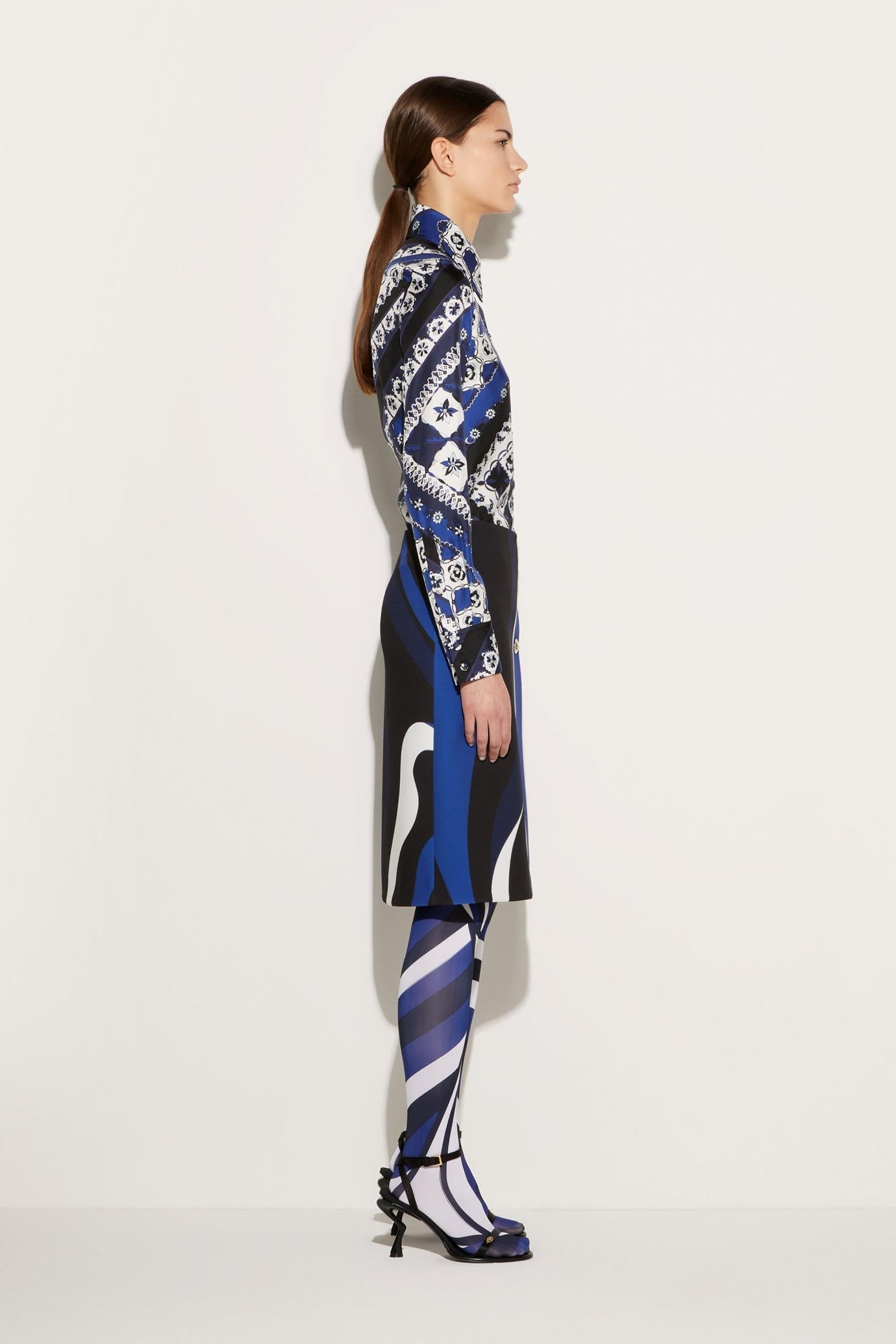 PUCCI Skirts | Women Marmo-Print Wrap Skirt