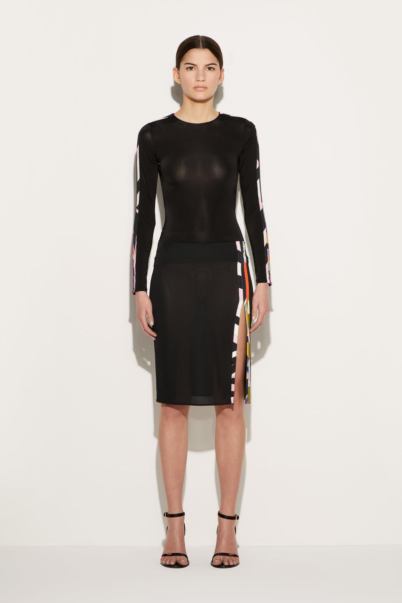 PUCCI Skirts | Women Orchidee And Iride-Print Pencil Skirt