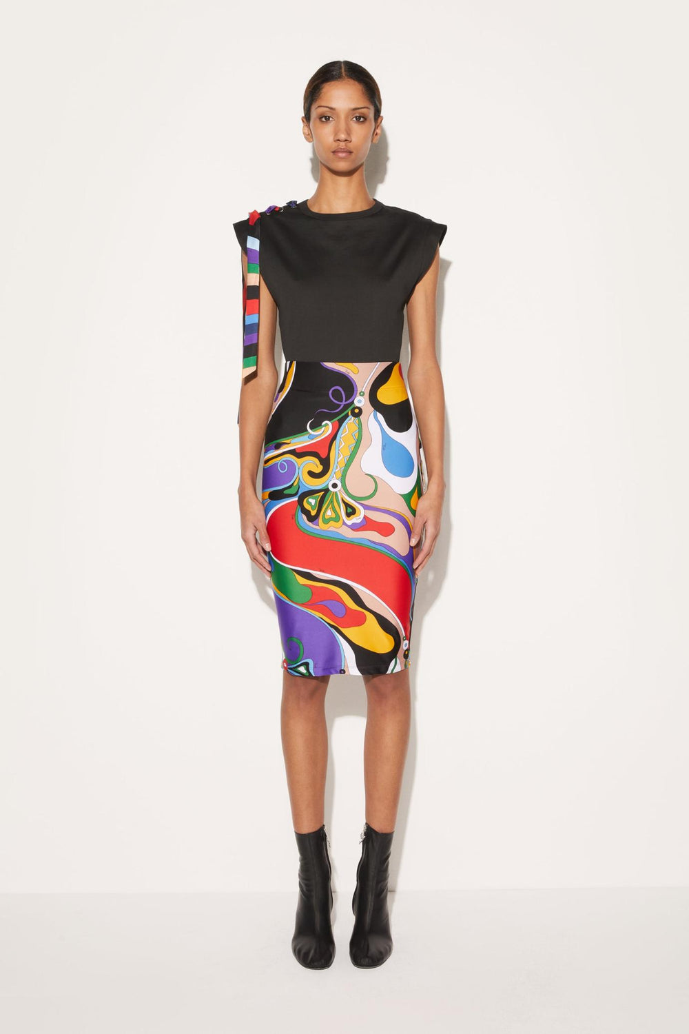 PUCCI Skirts | Women Orchidee-Print Pencil Skirt