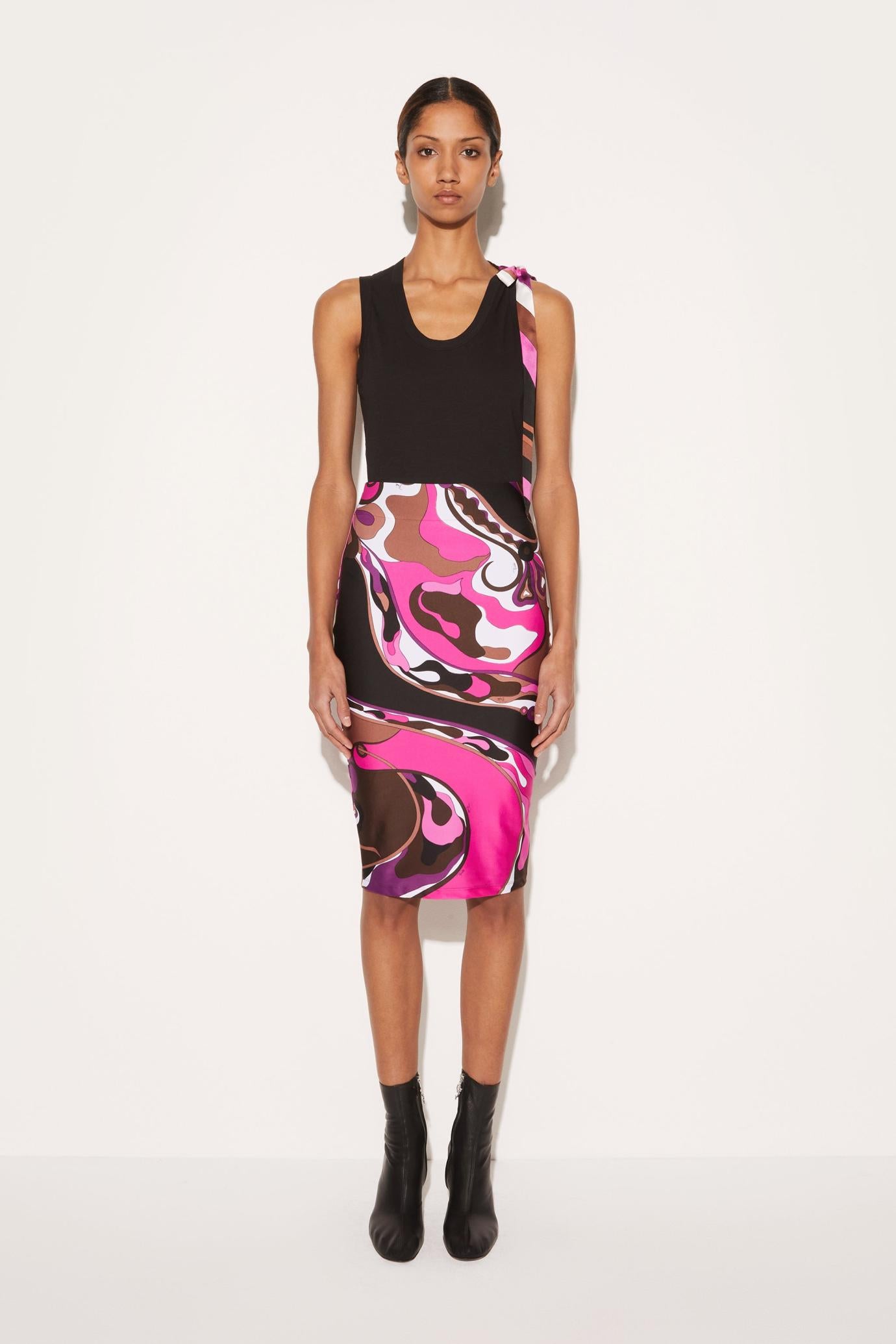 PUCCI Skirts | Women Orchidee-Print Pencil Skirt
