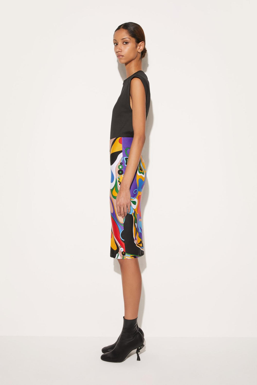 PUCCI Skirts | Women Orchidee-Print Pencil Skirt