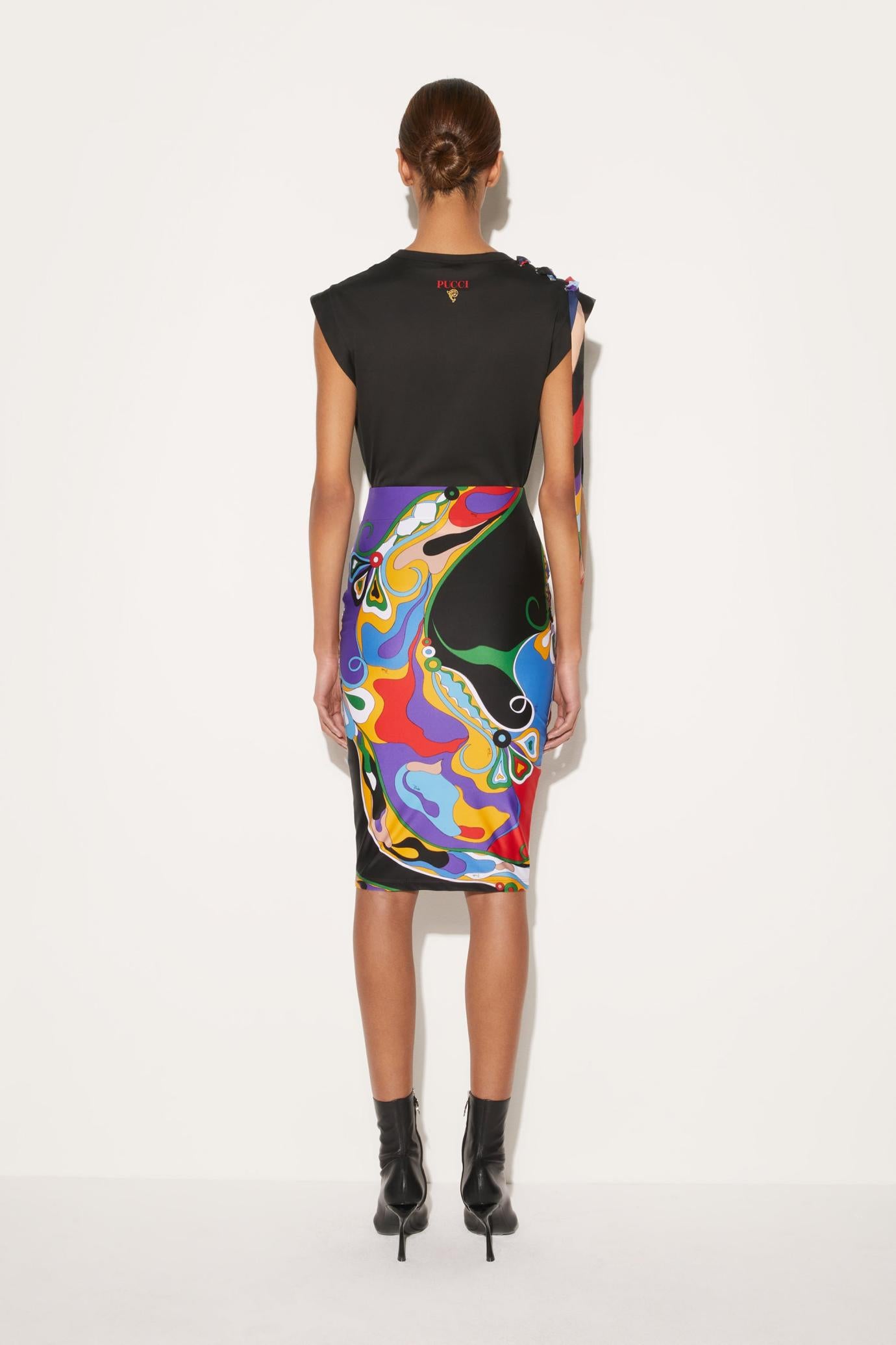 PUCCI Skirts | Women Orchidee-Print Pencil Skirt