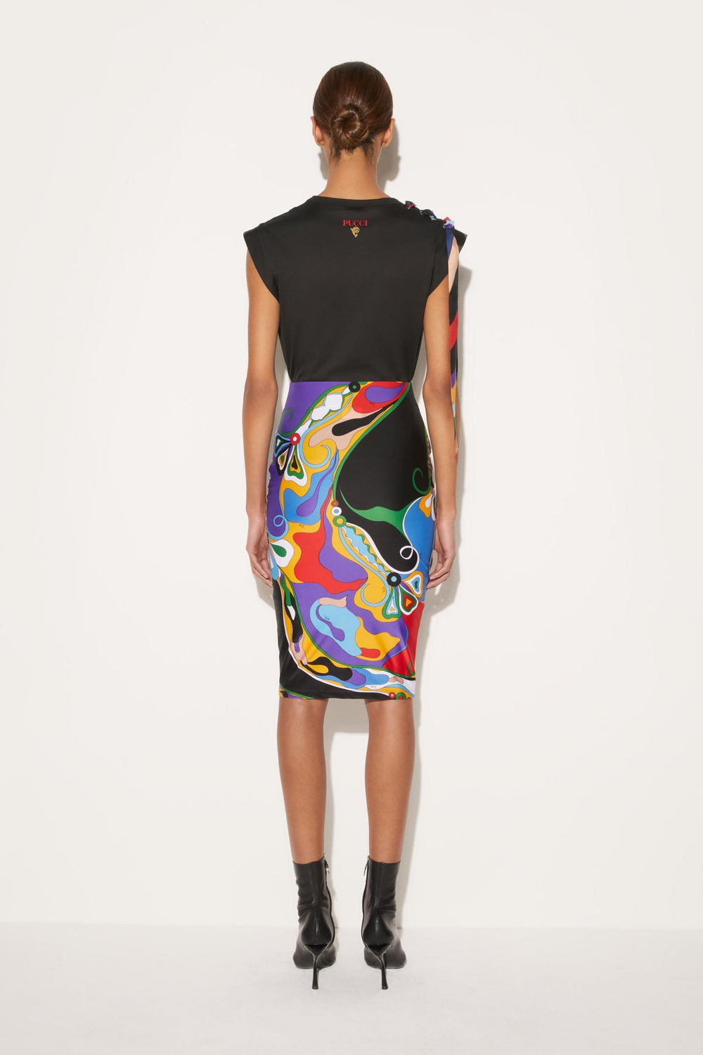 PUCCI Skirts | Women Orchidee-Print Pencil Skirt